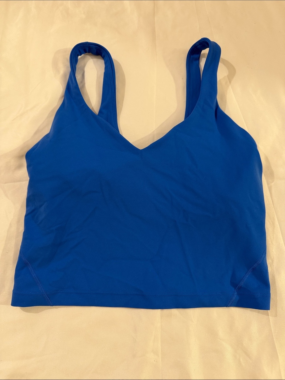 lululemon athletica Royal Blue V-Neck Sports Bra Tank